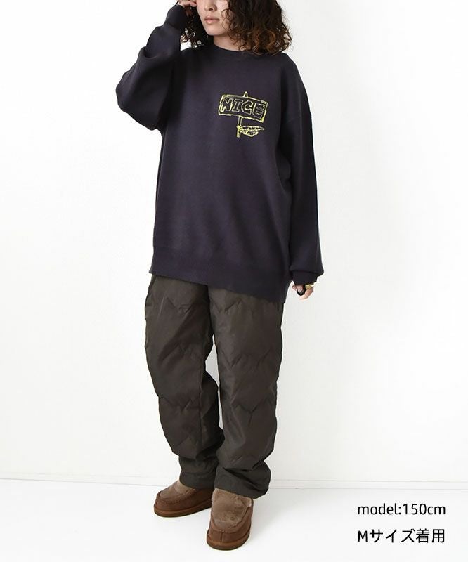 ジムマスター｜ジャガードニット　NICE クルーネック [[G621795]][D]