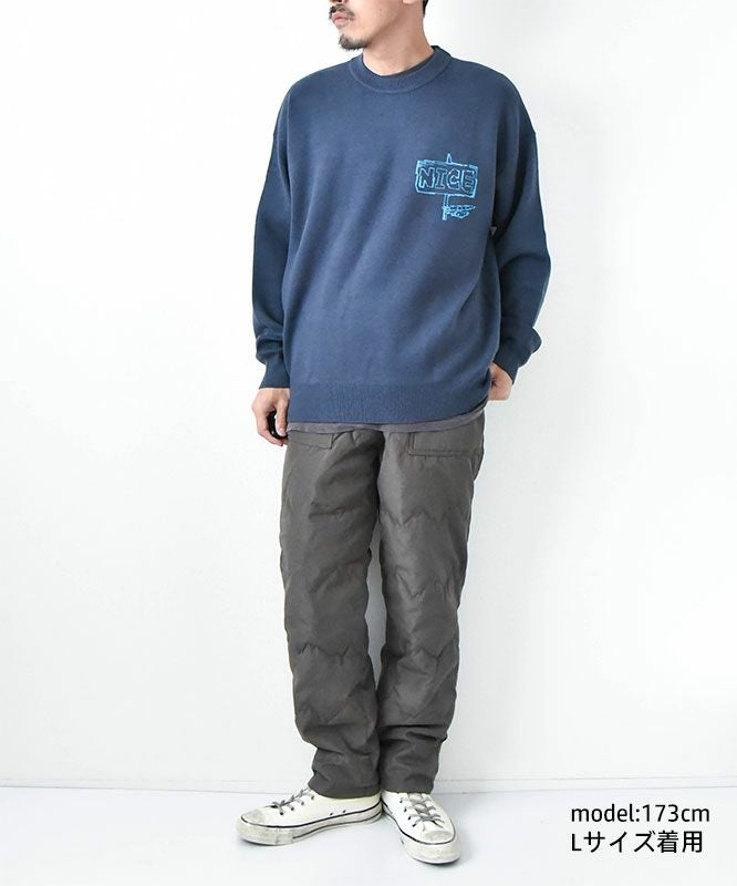 ジムマスター｜ジャガードニット　NICE クルーネック [[G621795]][D]