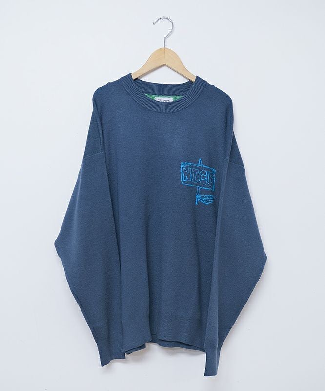 ジムマスター｜ジャガードニット　NICE クルーネック [[G621795]][D]