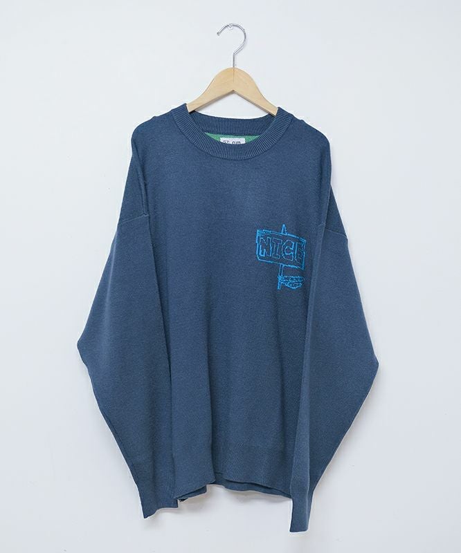 ジムマスター｜ジャガードニット　NICE クルーネック [[G621795]][D]