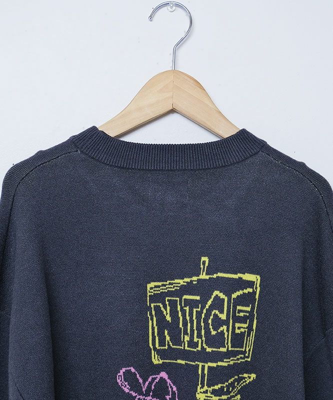 ジムマスター｜ジャガードニット　NICE クルーネック [[G621795]][D]