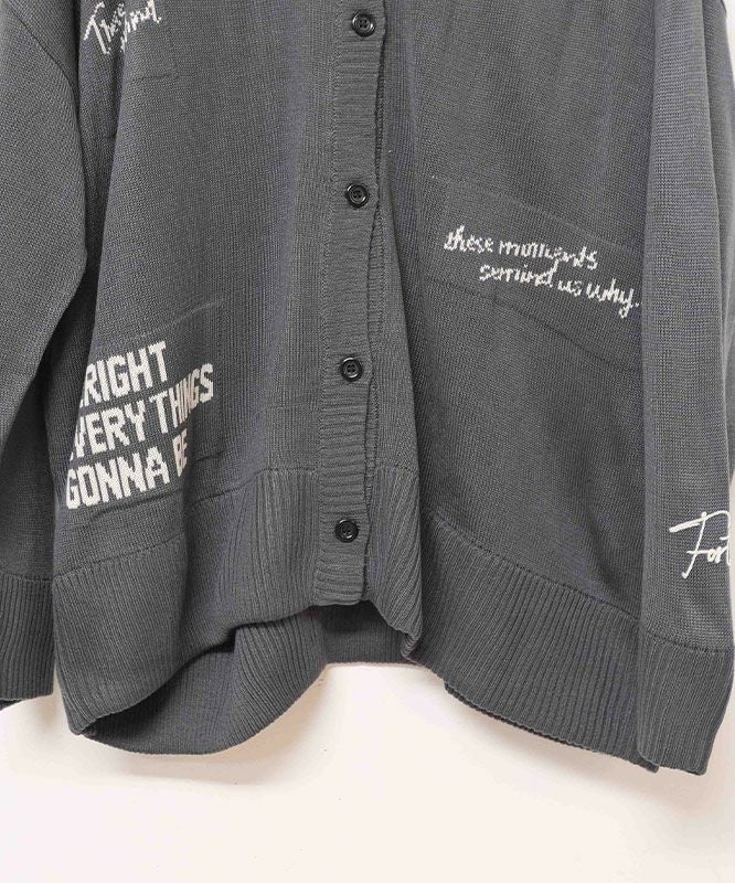 day standard｜ランダムロゴVカーデ [[B53053-28]][D]