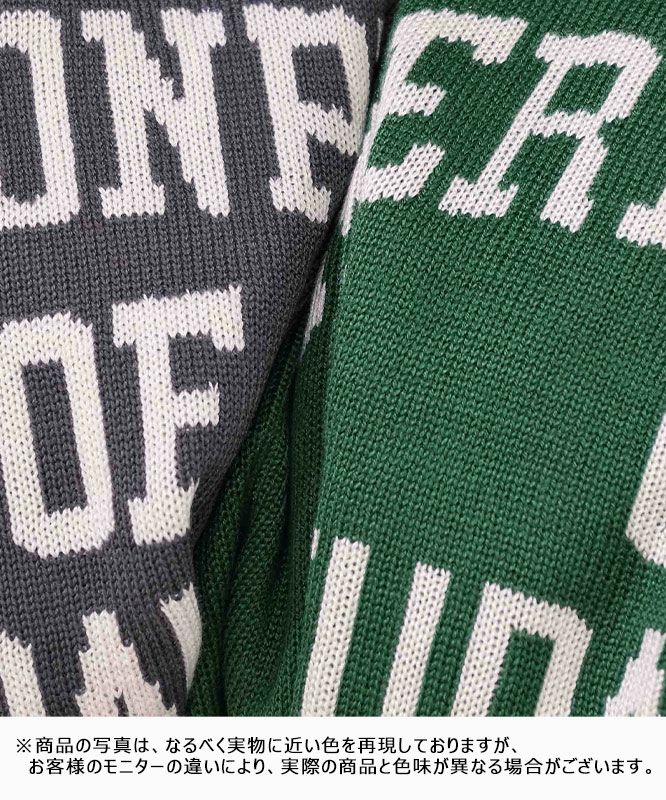 day standard｜ランダムロゴVカーデ [[B53053-28]][D]