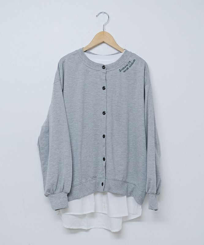 day standard｜2WAYカーデ(レイヤードロンTセット) [[K53060A-28]][D]day standard｜2WAYカーデ(レイヤードロンTセット) [[K53060A-28]][D]