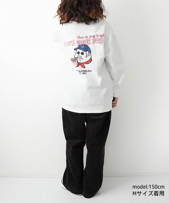 duckster｜別注　ホットドックおじさん　クルースウェット [[944901]][D]