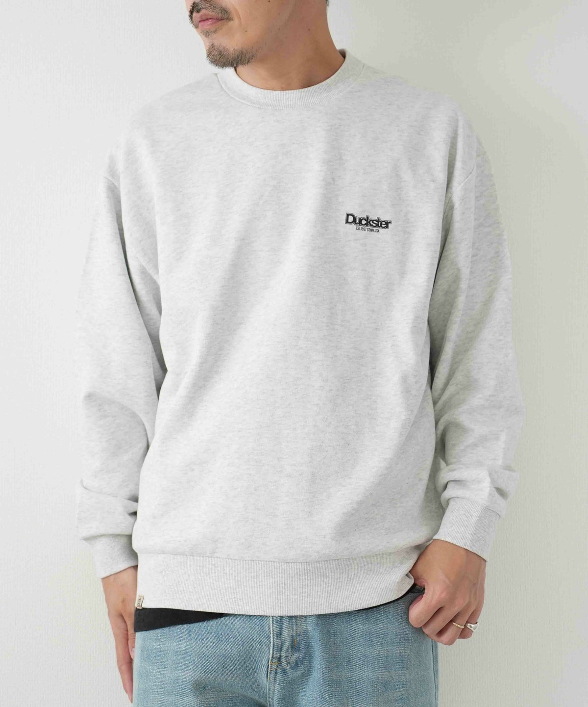 duckster｜別注　ホットドックおじさん　クルースウェット [[944901]][D]