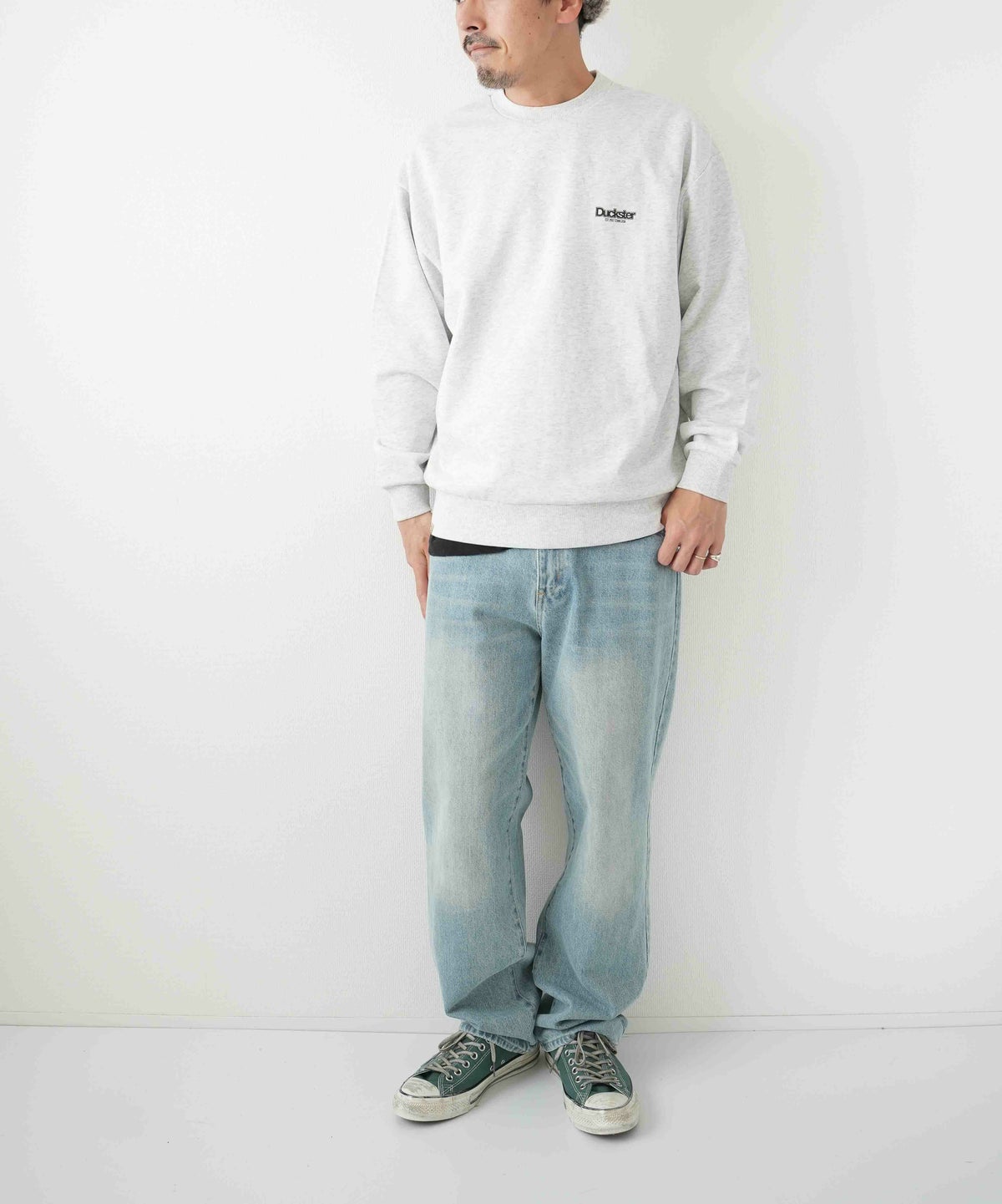 duckster｜別注　ホットドックおじさん　クルースウェット [[944901]][D]