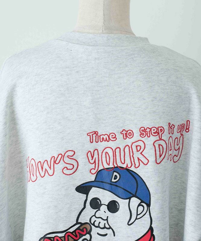 duckster｜別注　ホットドックおじさん　クルースウェット [[944901]][D]