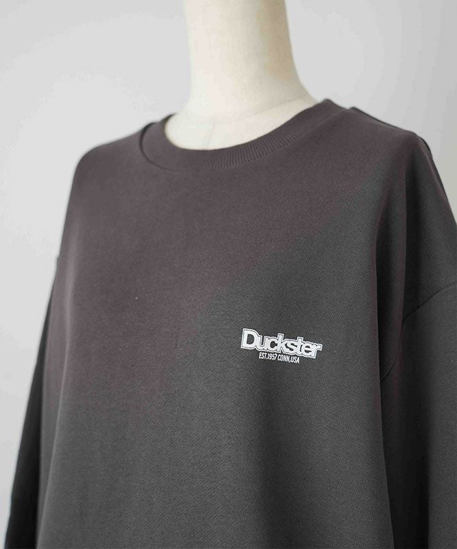 duckster｜別注　コミック風おじさん　クルースウェット [[944902]][D]