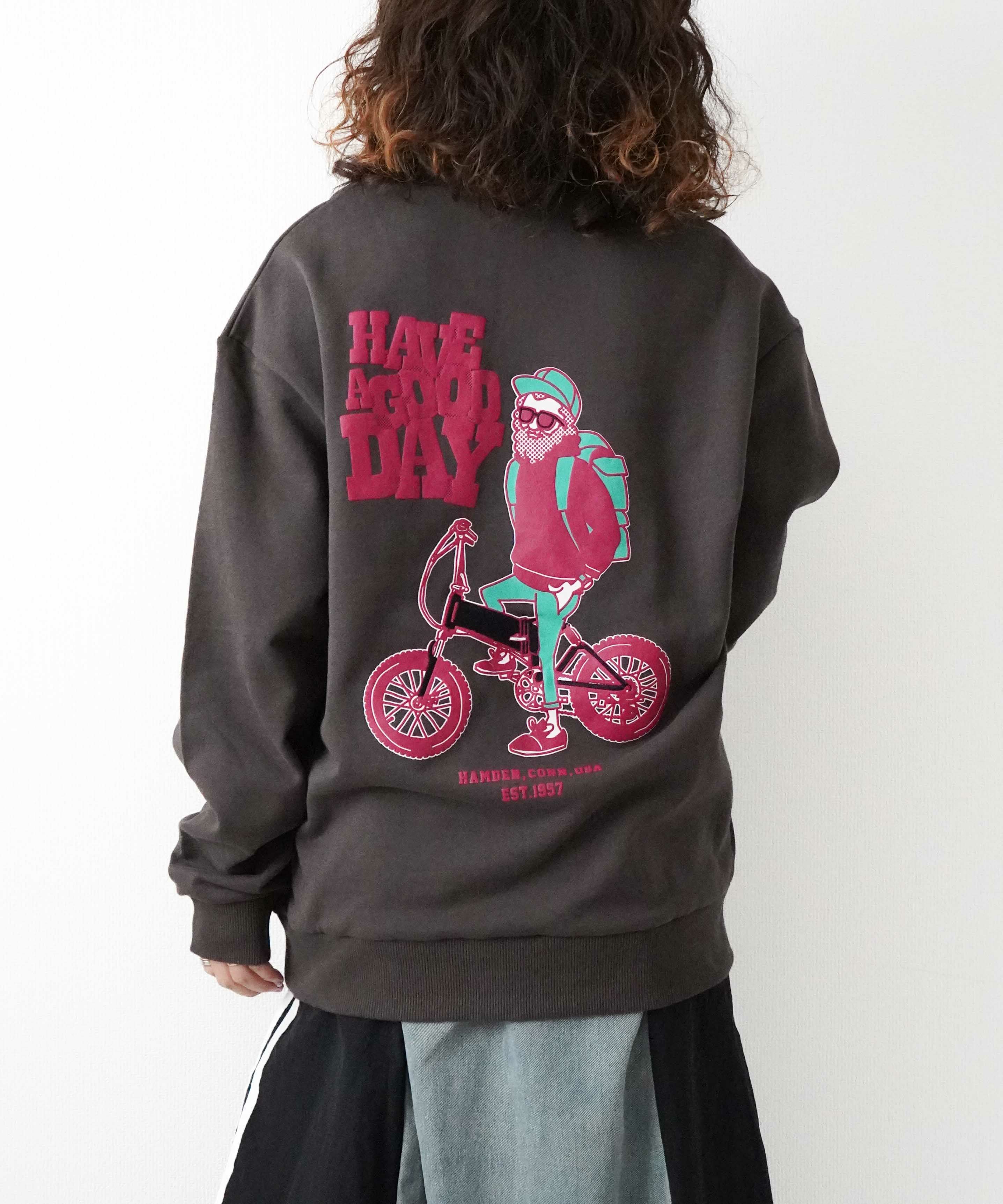 だーさん専用 [[944903]][D クルースウェット 自転車おじさん duckster｜別注 テーブル・机