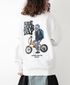 duckster｜別注　自転車おじさん　クルースウェット [[944903]][D]