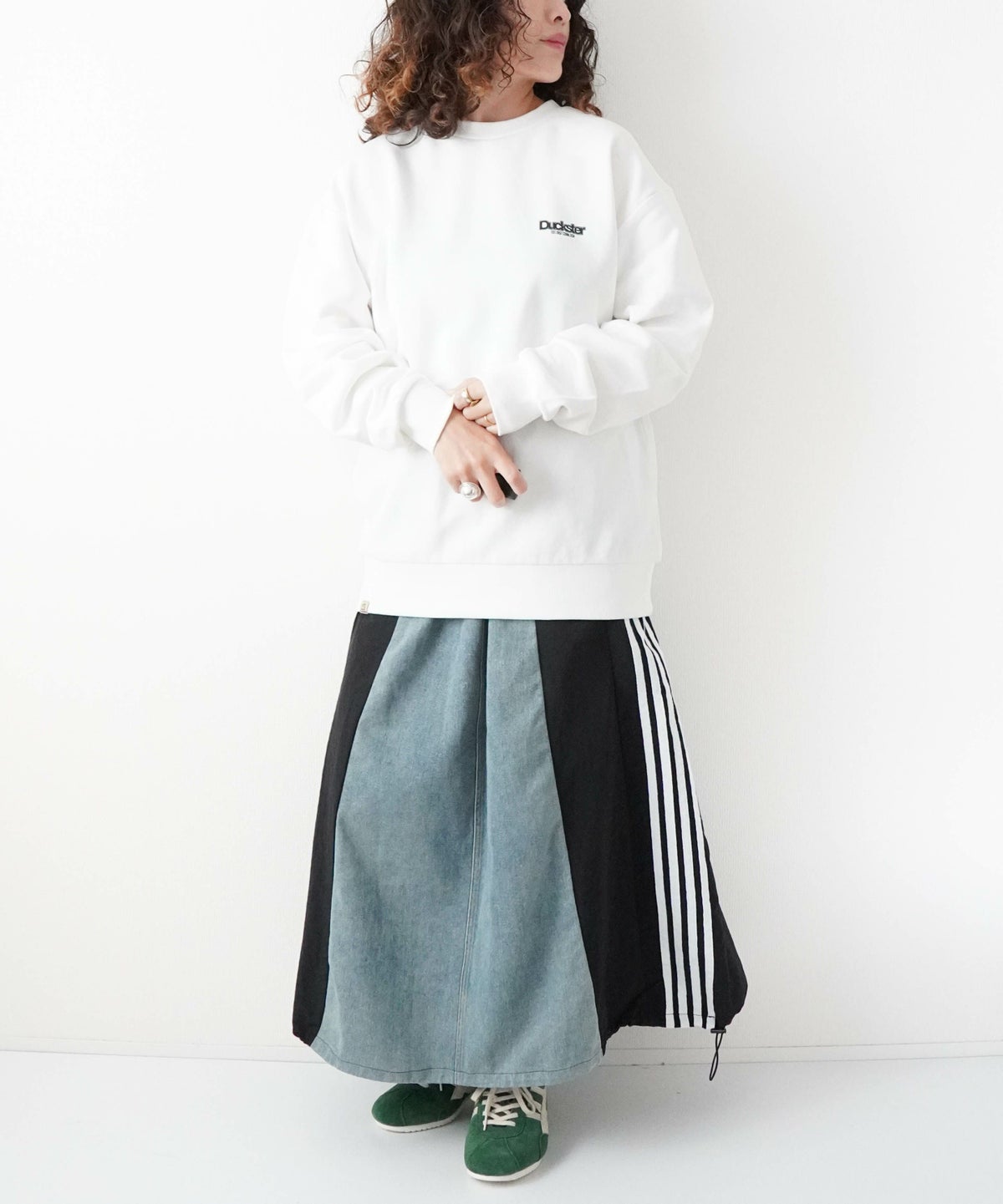 duckster｜別注　自転車おじさん　クルースウェット [[944903]][D]