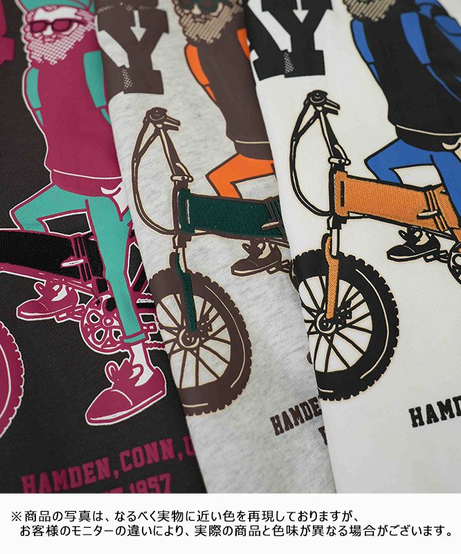 duckster｜別注　自転車おじさん　クルースウェット [[944903]][D]