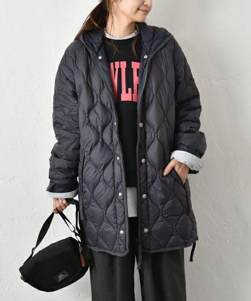 TAION｜ミリタリーWジップダウンジャケットパーカー [[TAION-M65LSZBML-1-PK]][C]