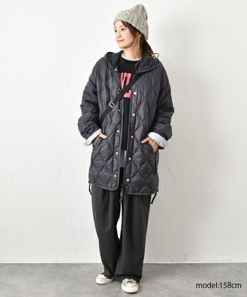 TAION｜ミリタリーWジップダウンジャケットパーカー [[TAION-M65LSZBML-1-PK]][C]