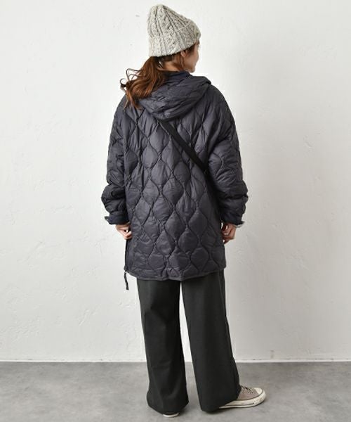 TAION｜ミリタリーWジップダウンジャケットパーカー [[TAION-M65LSZBML-1-PK]][C]