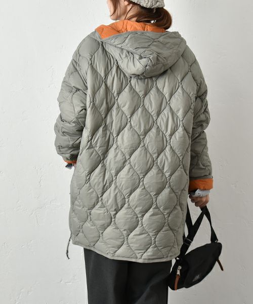 TAION｜ミリタリーWジップダウンジャケットパーカー [[TAION-M65LSZBML-1-PK]][C]