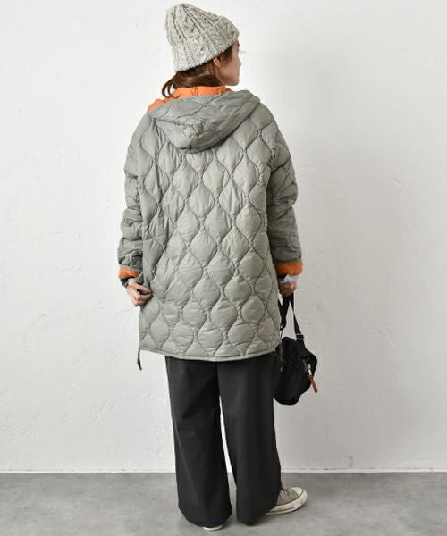 TAION｜ミリタリーWジップダウンジャケットパーカー [[TAION-M65LSZBML-1-PK]][C]