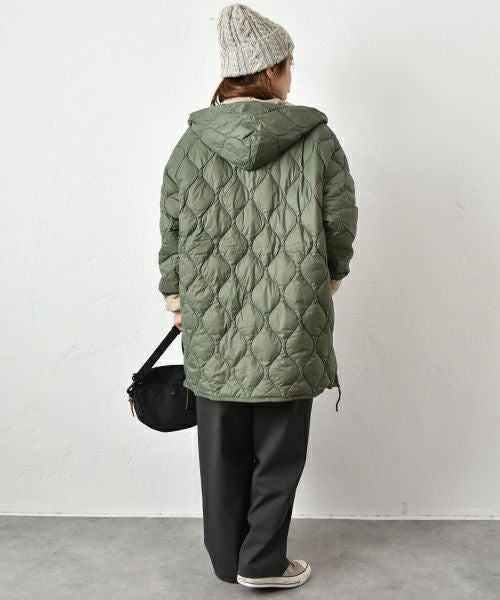 TAION｜ミリタリーWジップダウンジャケットパーカー [[TAION-M65LSZBML-1-PK]][C]