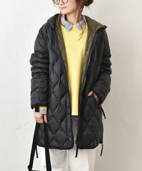 TAION｜ミリタリーWジップダウンジャケットパーカー [[TAION-M65LSZBML-1-PK]][C]