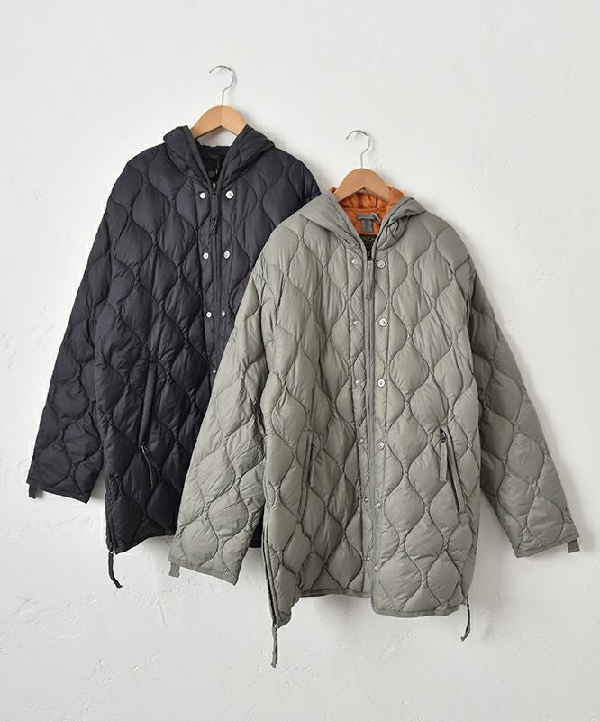  TAION｜ミリタリーWジップダウンジャケットパーカー [[TAION-M65LSZBML-1-PK]][C]