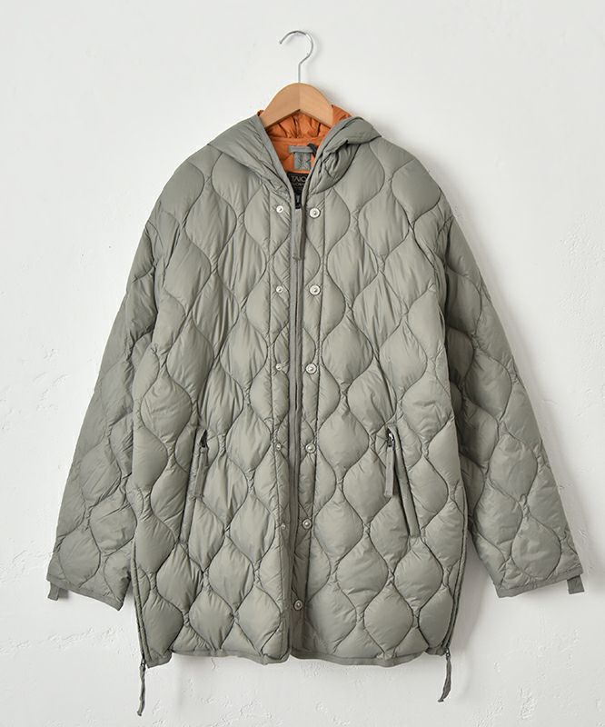  TAION｜ミリタリーWジップダウンジャケットパーカー [[TAION-M65LSZBML-1-PK]][C]