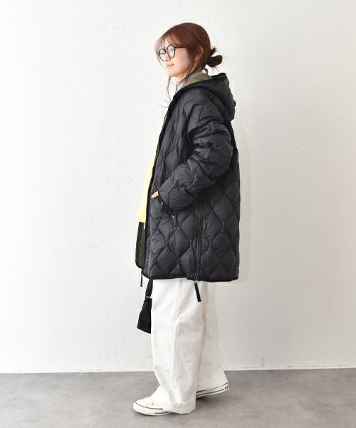 TAION｜ミリタリーWジップダウンジャケットパーカー [[TAION-M65LSZBML-1-PK]][C]