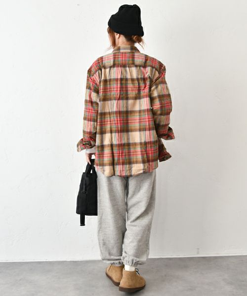 L.L.Bean｜綿起毛チェックシャツ [[505750]][C]