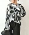 HUMS｜レオパード柄ニット [[RNK-25112]][C]