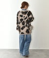 HUMS｜レオパード柄ニット [[RNK-25112]][C]