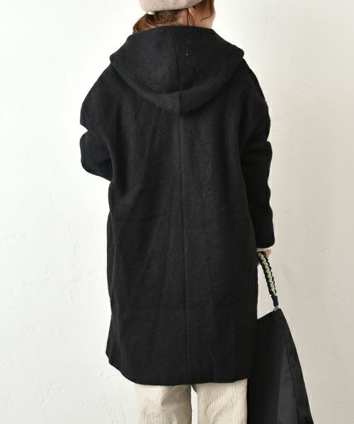 hagumu｜圧縮ウールフーディコート [[ha-JK-26]][C]