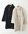  hagumu｜圧縮ウールフーディコート [[ha-JK-26]][C]