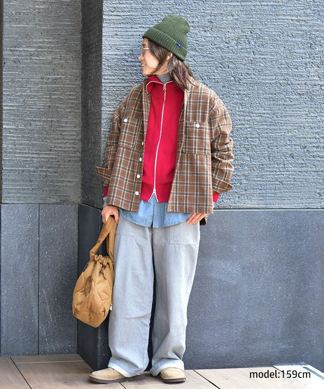 Our.｜綿ニット ダブルジップジャケット [[Ou-CD-05]][C]