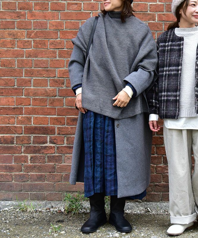 08Mab｜ノーカラーコート [[CF-825HF1278]][C] | ma28 ONLINE STORE