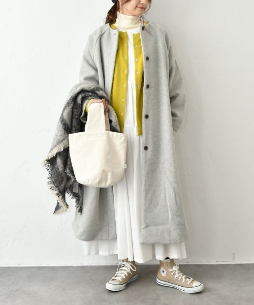 08Mab｜ノーカラーコート [[CF-825HF1278]][C]