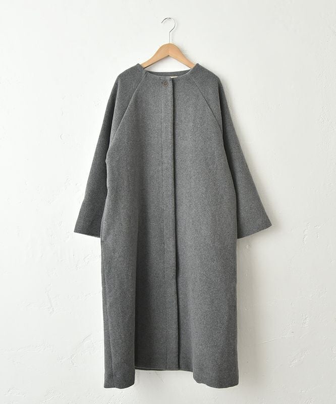 08Mab｜ノーカラーコート [[CF-825HF1278]][C]