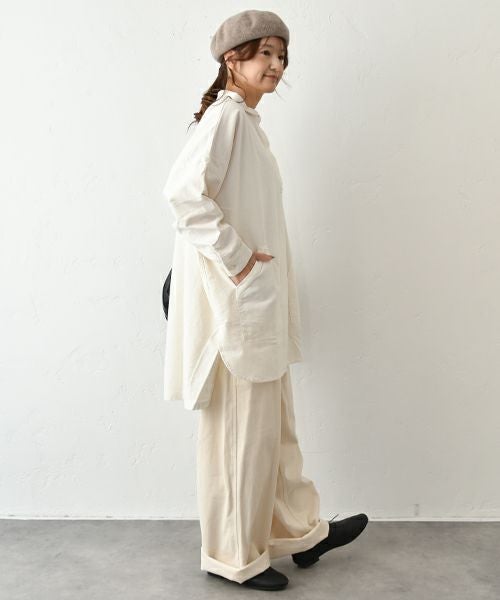 SETTEN｜ネル起毛チュニック [[SET-1092]][C]