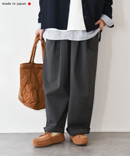 her.｜タックワイドパンツ [[CE3PT250804B]][C]