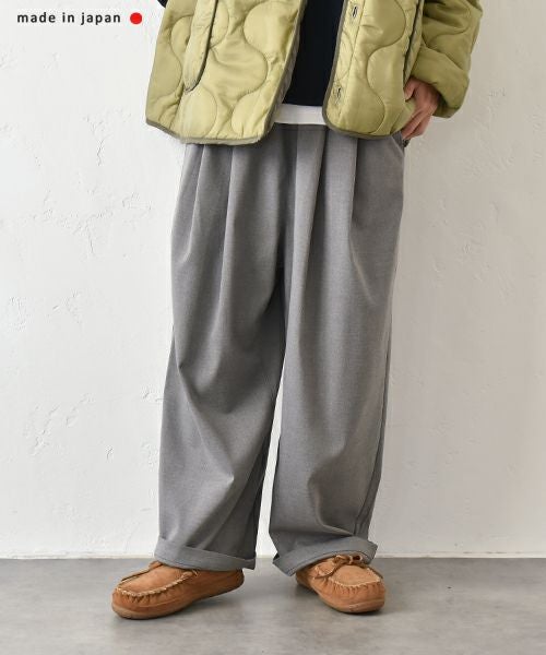 her.｜タックワイドパンツ [[CE3PT250804B]][C]