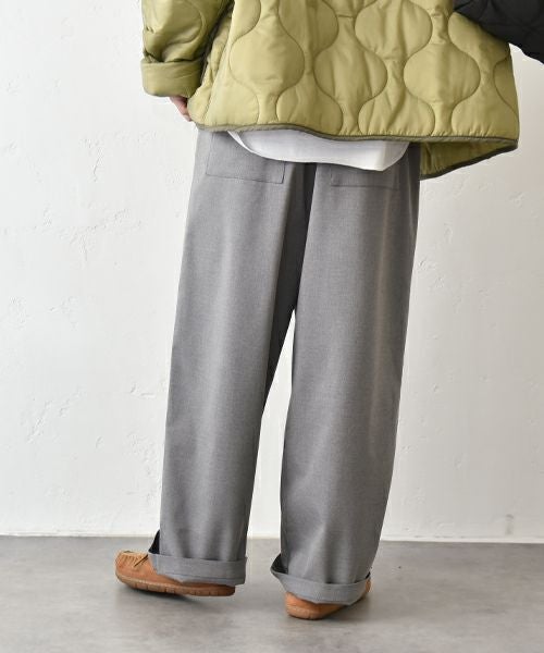 her.｜タックワイドパンツ [[CE3PT250804B]][C]