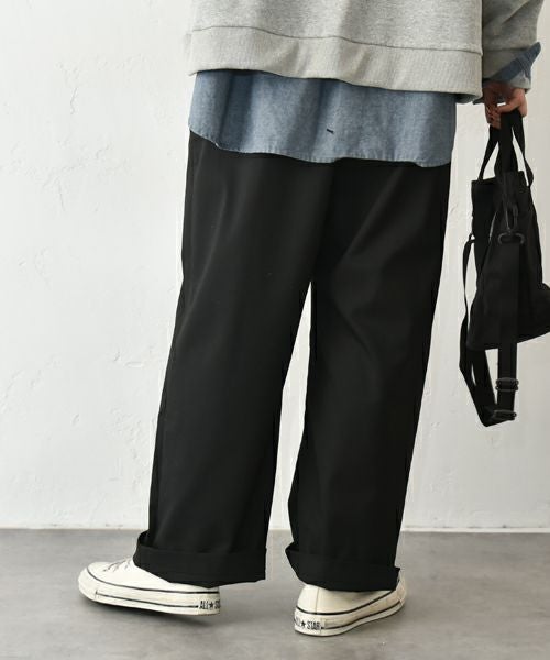 her.｜タックワイドパンツ [[CE3PT250804B]][C]