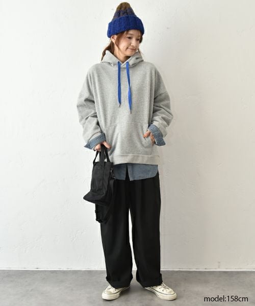 her.｜タックワイドパンツ [[CE3PT250804B]][C]