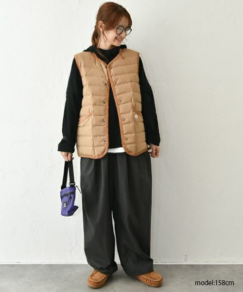 her.｜タックワイドパンツ [[CE3PT250804B]][C]