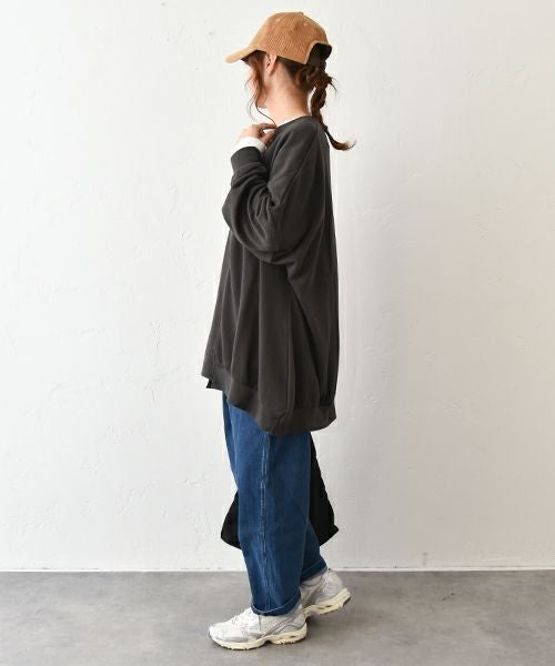 IN THE MARKET｜TC裏毛リメイク風チュニック [[1011352]][C]