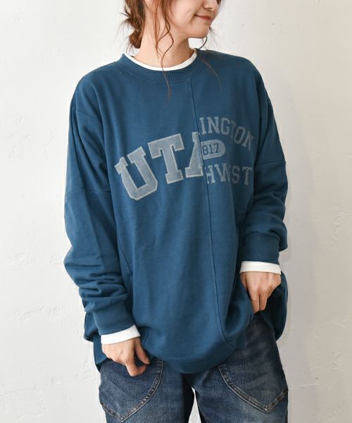 IN THE MARKET｜TC裏毛リメイク風チュニック [[1011352]][C]