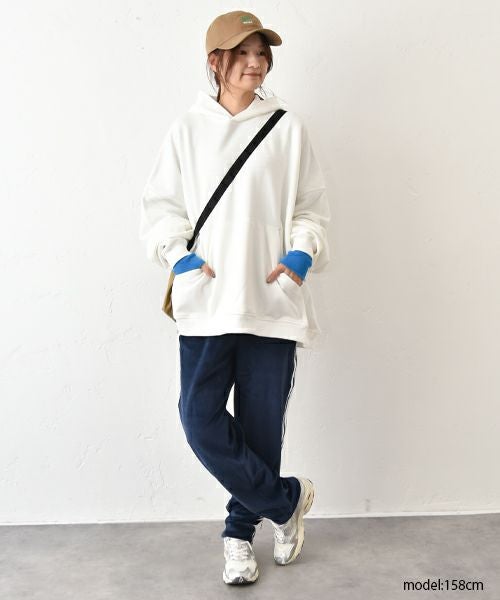 IN THE MARKET｜ワッペン付オーバースウェットパーカー [[C-2425]][C]