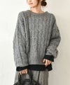 ichi｜ケーブルニットプルオーバー [[250756]][C]