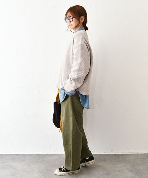 Our.｜クルーネックザックリニット [[MT-0462]][C]