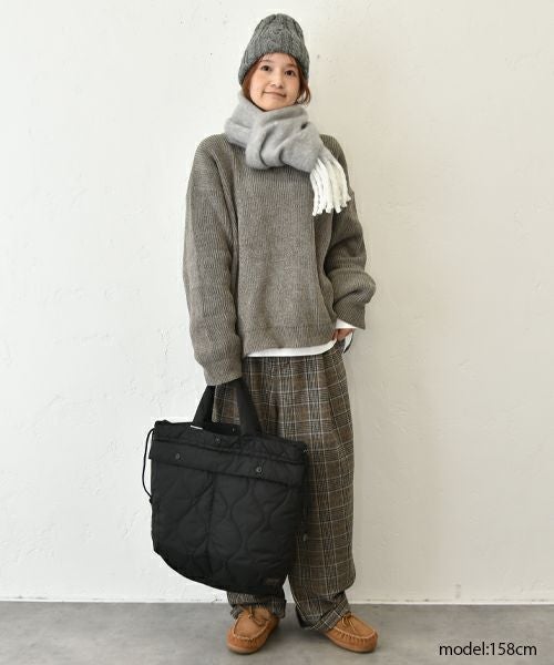 Our.｜クルーネックザックリニット [[MT-0462]][C]