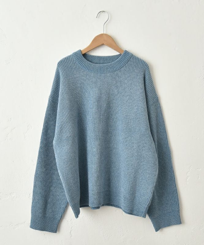 Our.｜クルーネックザックリニット [[MT-0462]][C]